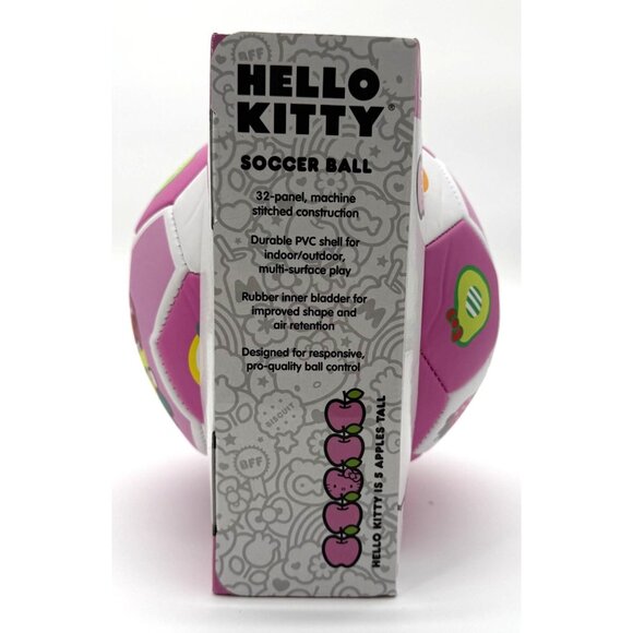 Hello Kitty Size 3 PVC Soccer Ball With Rubber Inner Bladder For Indoor & Outdoo - Picture 2 of 6